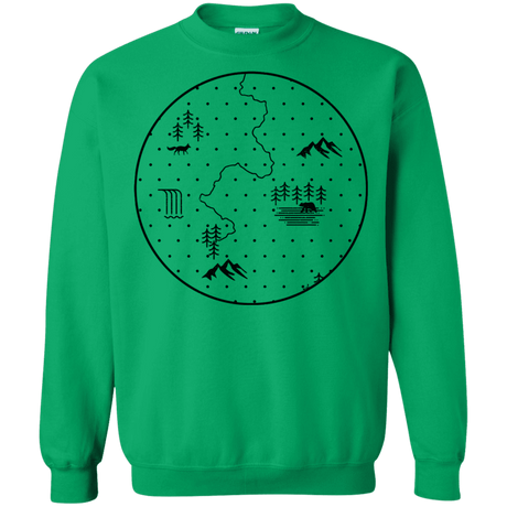 Sweatshirts Irish Green / S Discovering Nature Crewneck Sweatshirt