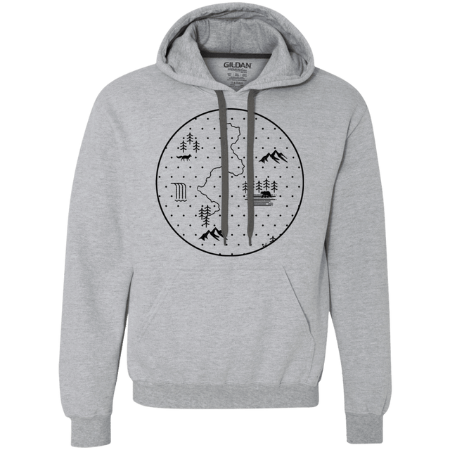 Sweatshirts Sport Grey / S Discovering Nature Premium Fleece Hoodie