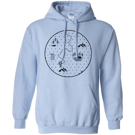 Sweatshirts Light Blue / S Discovering Nature Pullover Hoodie