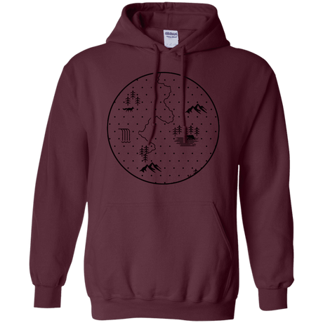 Sweatshirts Maroon / S Discovering Nature Pullover Hoodie