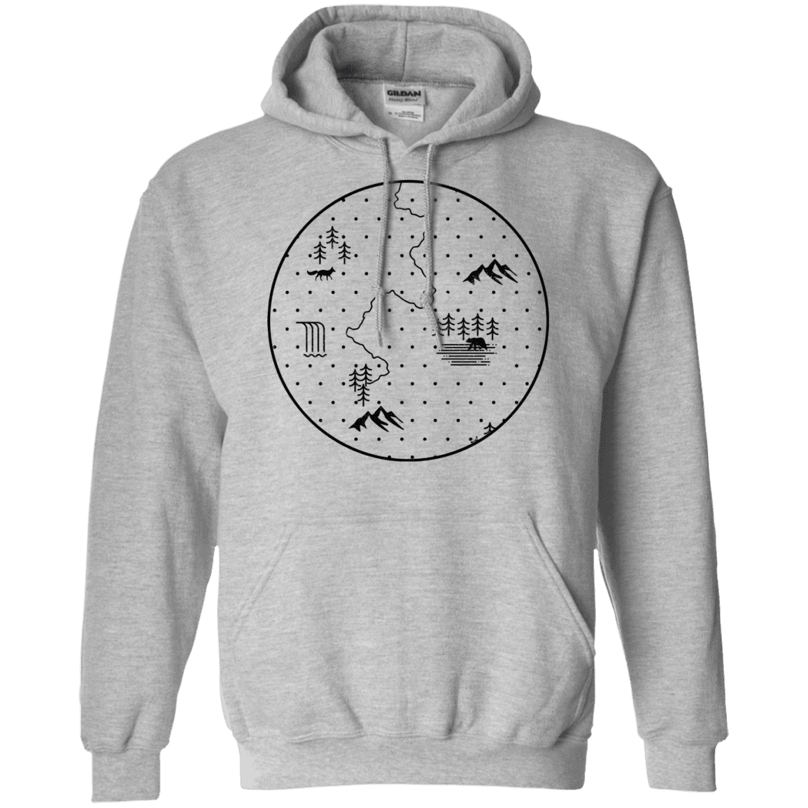 Sweatshirts Sport Grey / S Discovering Nature Pullover Hoodie