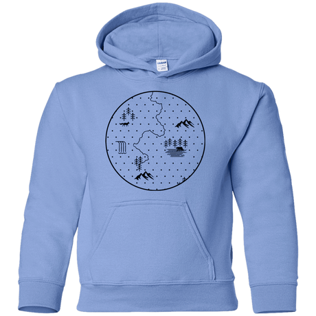 Sweatshirts Carolina Blue / YS Discovering Nature Youth Hoodie