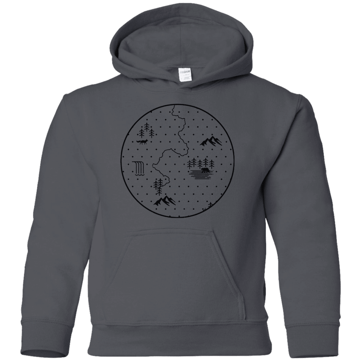 Sweatshirts Charcoal / YS Discovering Nature Youth Hoodie