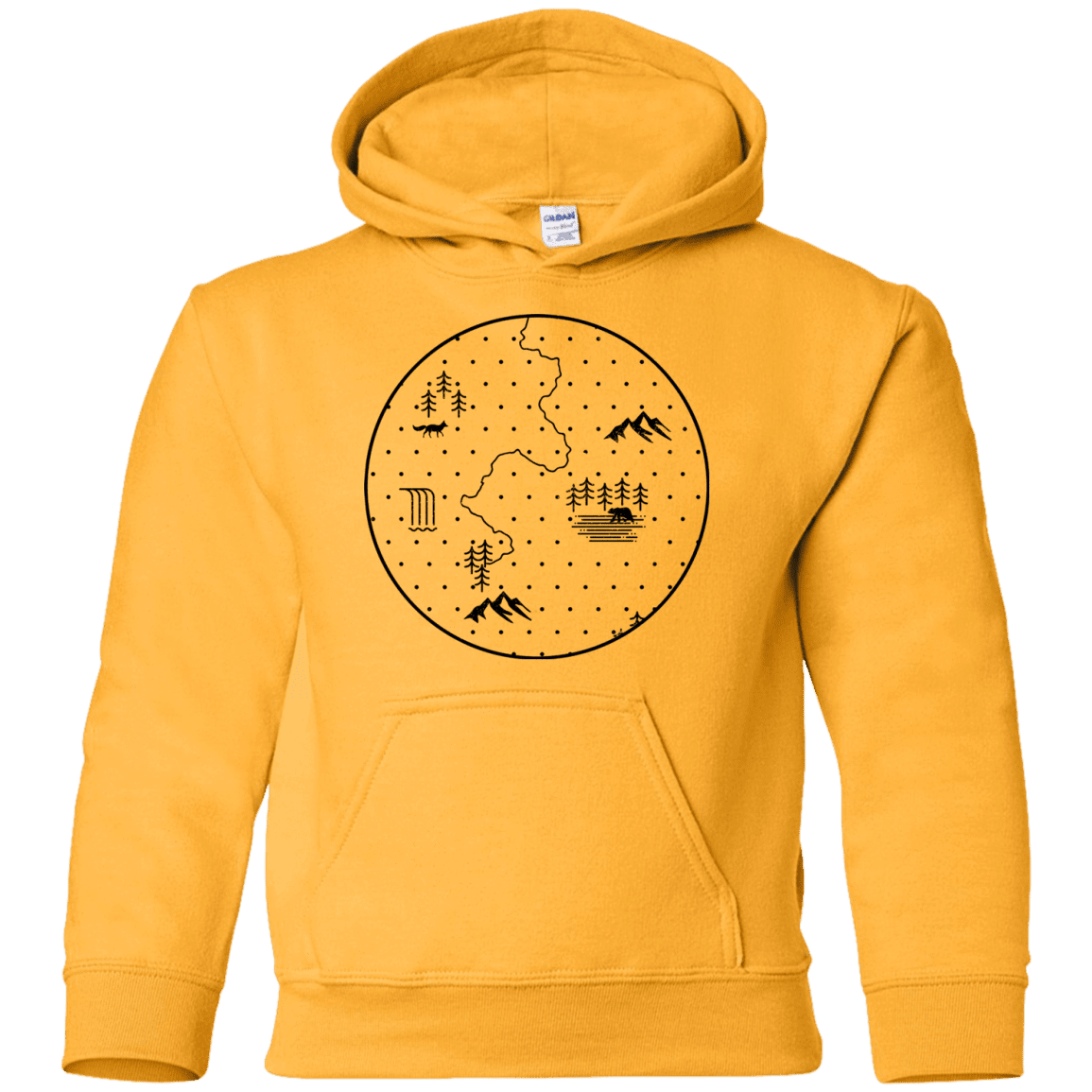Sweatshirts Gold / YS Discovering Nature Youth Hoodie
