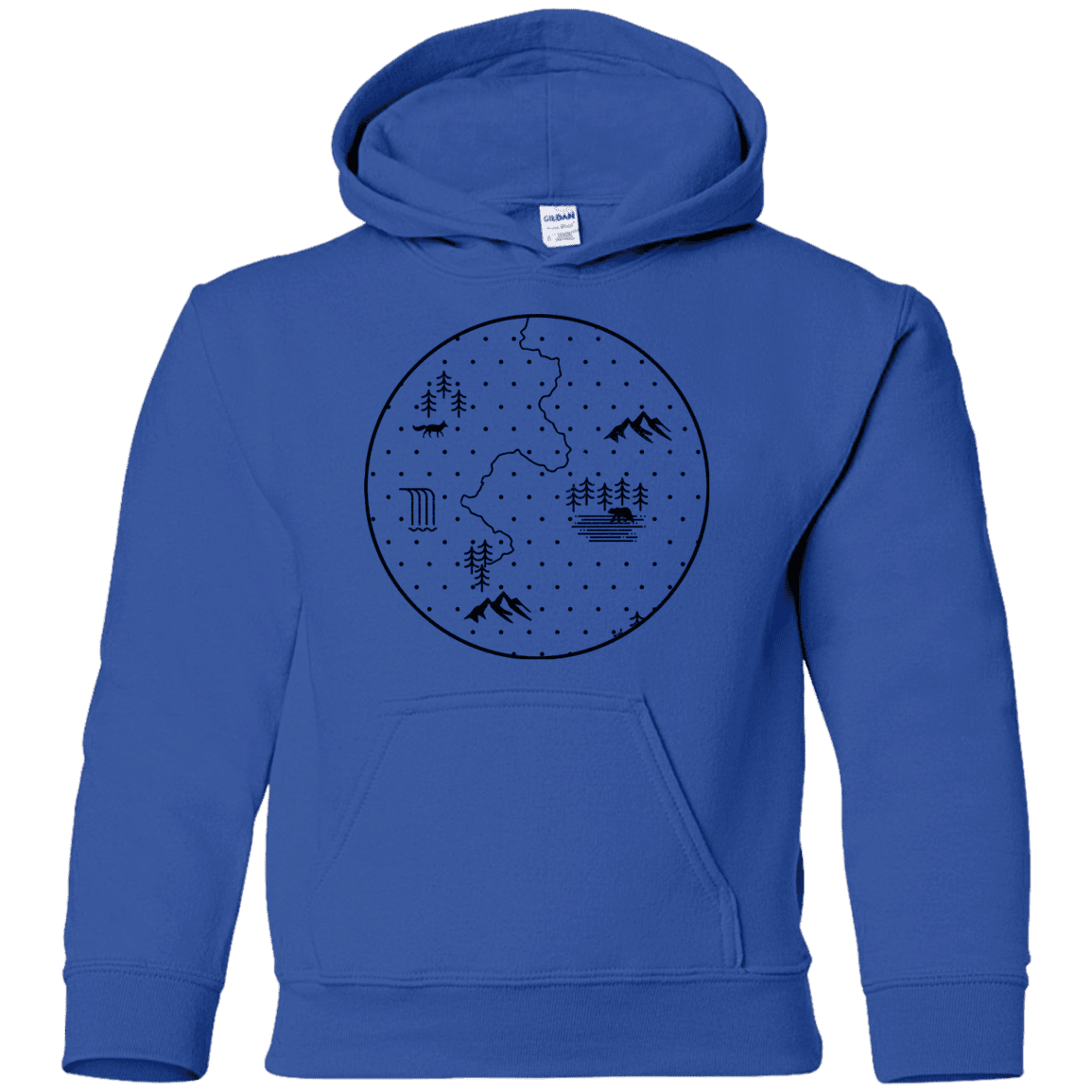 Sweatshirts Royal / YS Discovering Nature Youth Hoodie