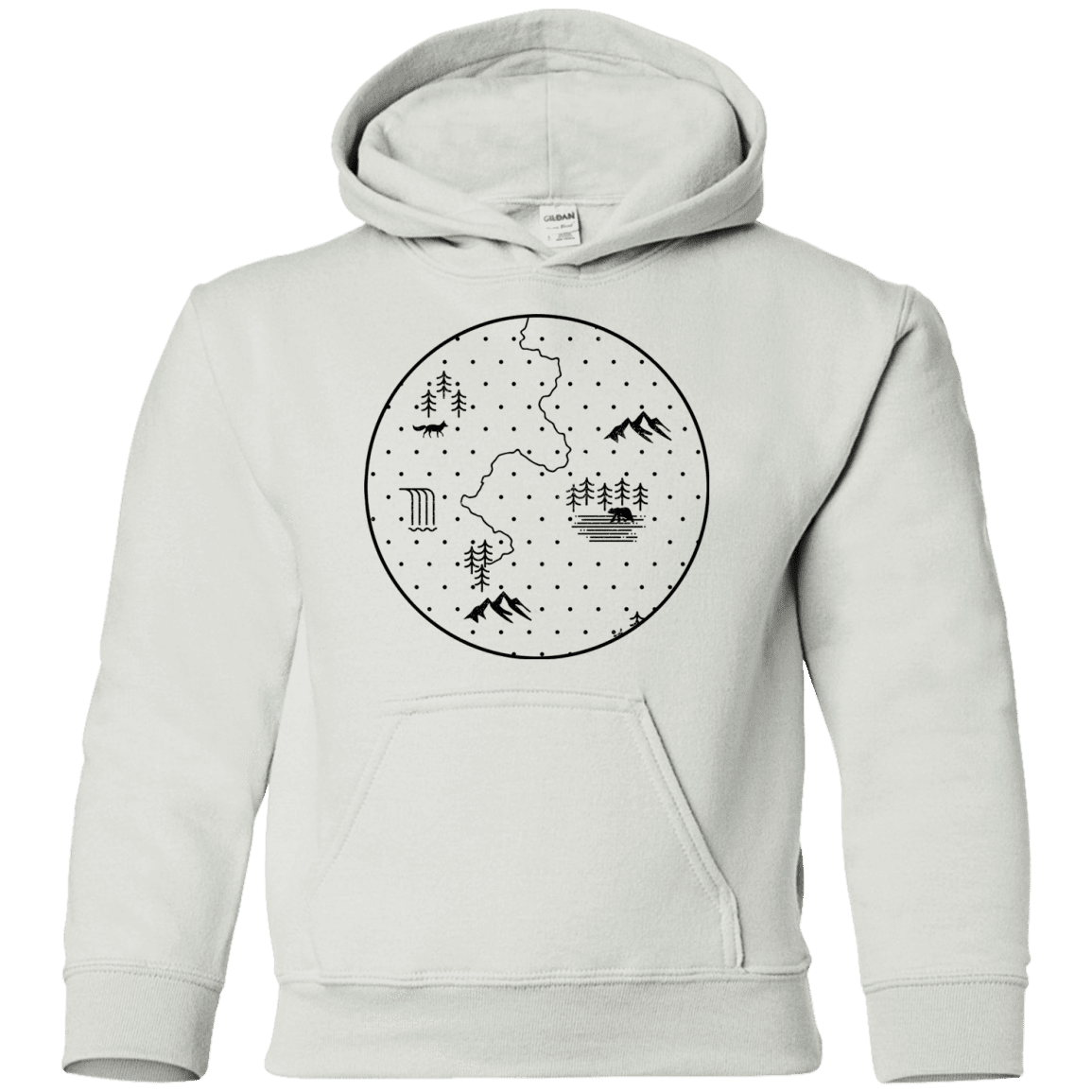 Sweatshirts White / YS Discovering Nature Youth Hoodie