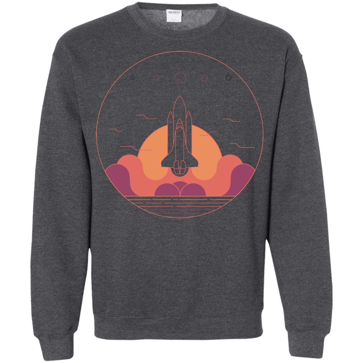 Sweatshirts Dark Heather / S Discovery Star Crewneck Sweatshirt