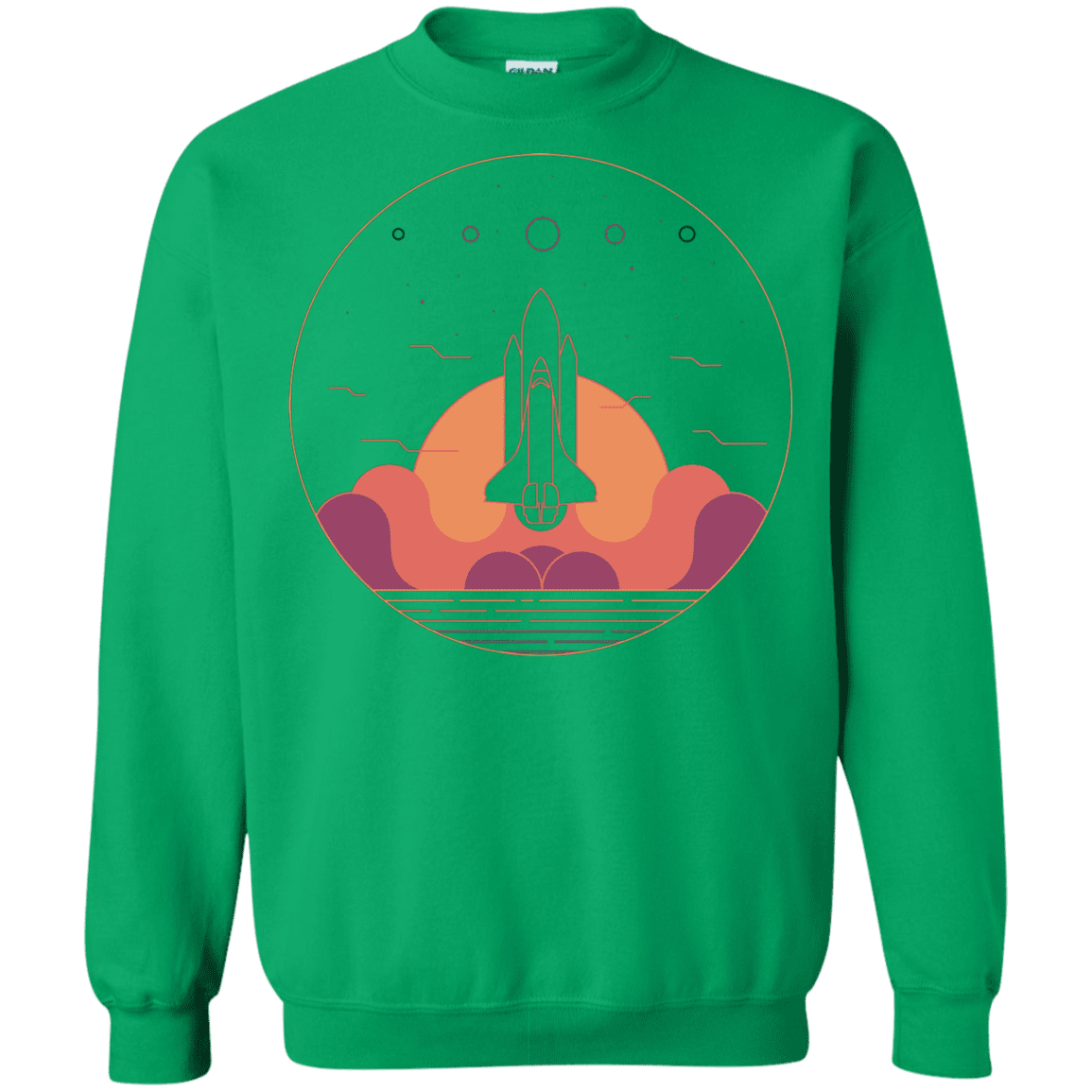 Sweatshirts Irish Green / S Discovery Star Crewneck Sweatshirt