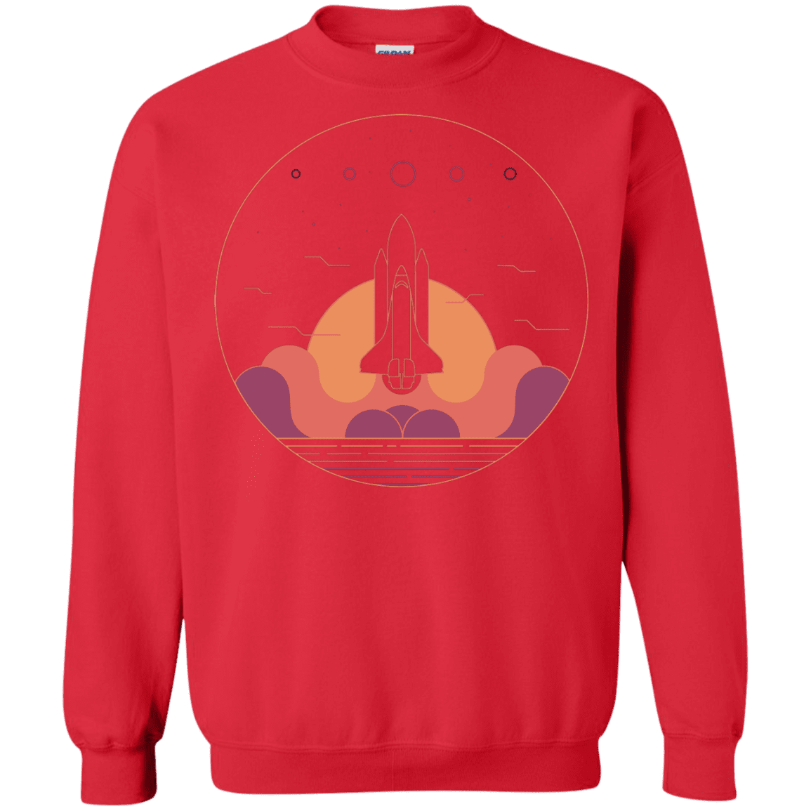 Sweatshirts Red / S Discovery Star Crewneck Sweatshirt