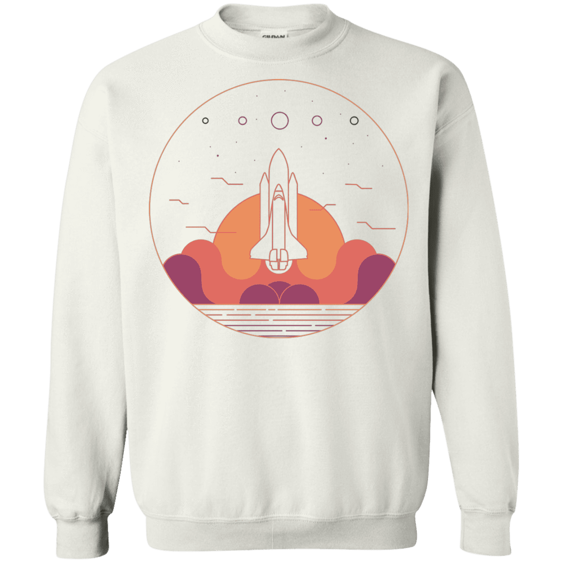 Sweatshirts White / S Discovery Star Crewneck Sweatshirt