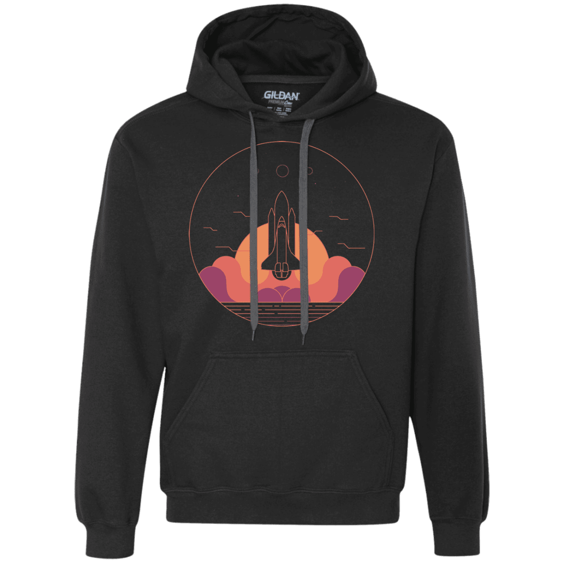 Sweatshirts Black / S Discovery Star Premium Fleece Hoodie