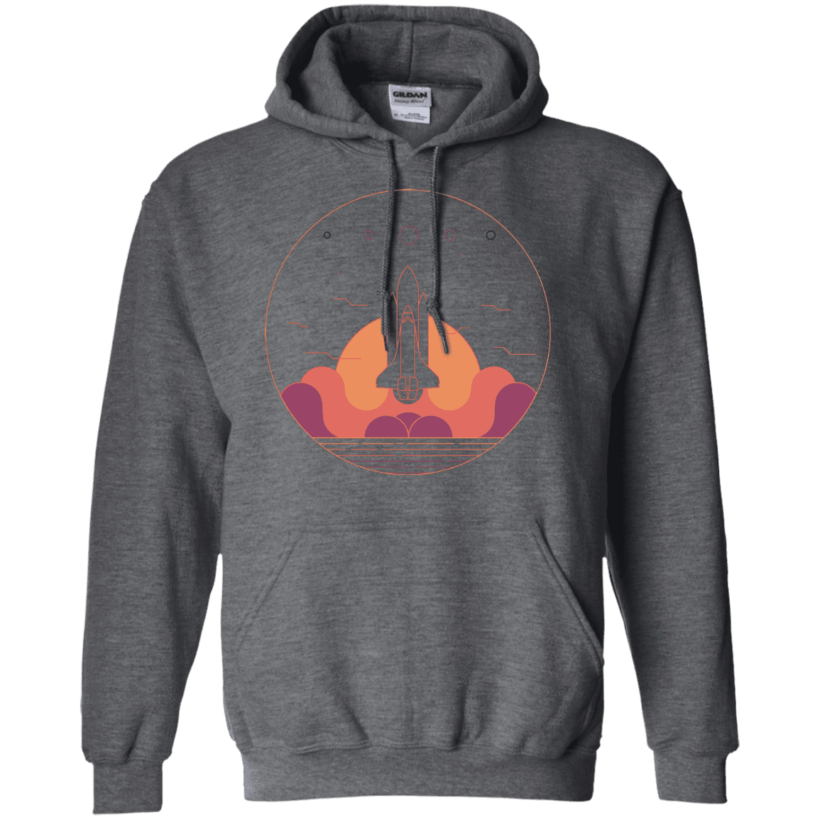 Sweatshirts Dark Heather / S Discovery Star Pullover Hoodie