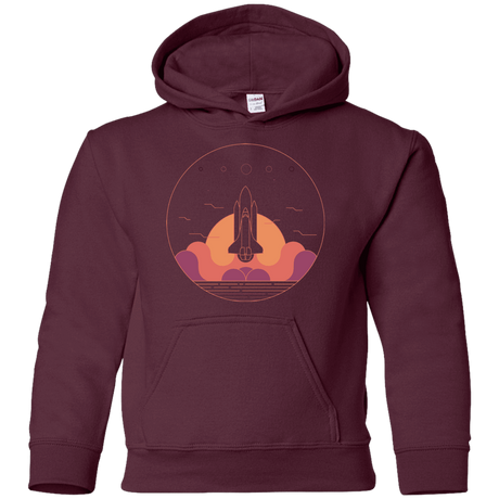 Sweatshirts Maroon / YS Discovery Star Youth Hoodie
