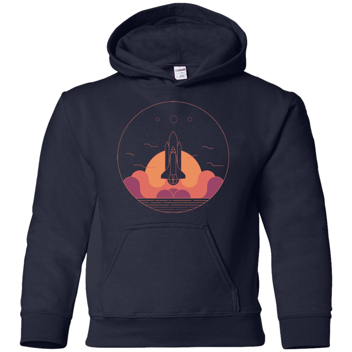 Sweatshirts Navy / YS Discovery Star Youth Hoodie