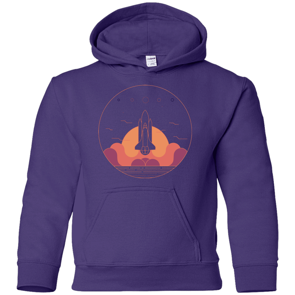 Sweatshirts Purple / YS Discovery Star Youth Hoodie