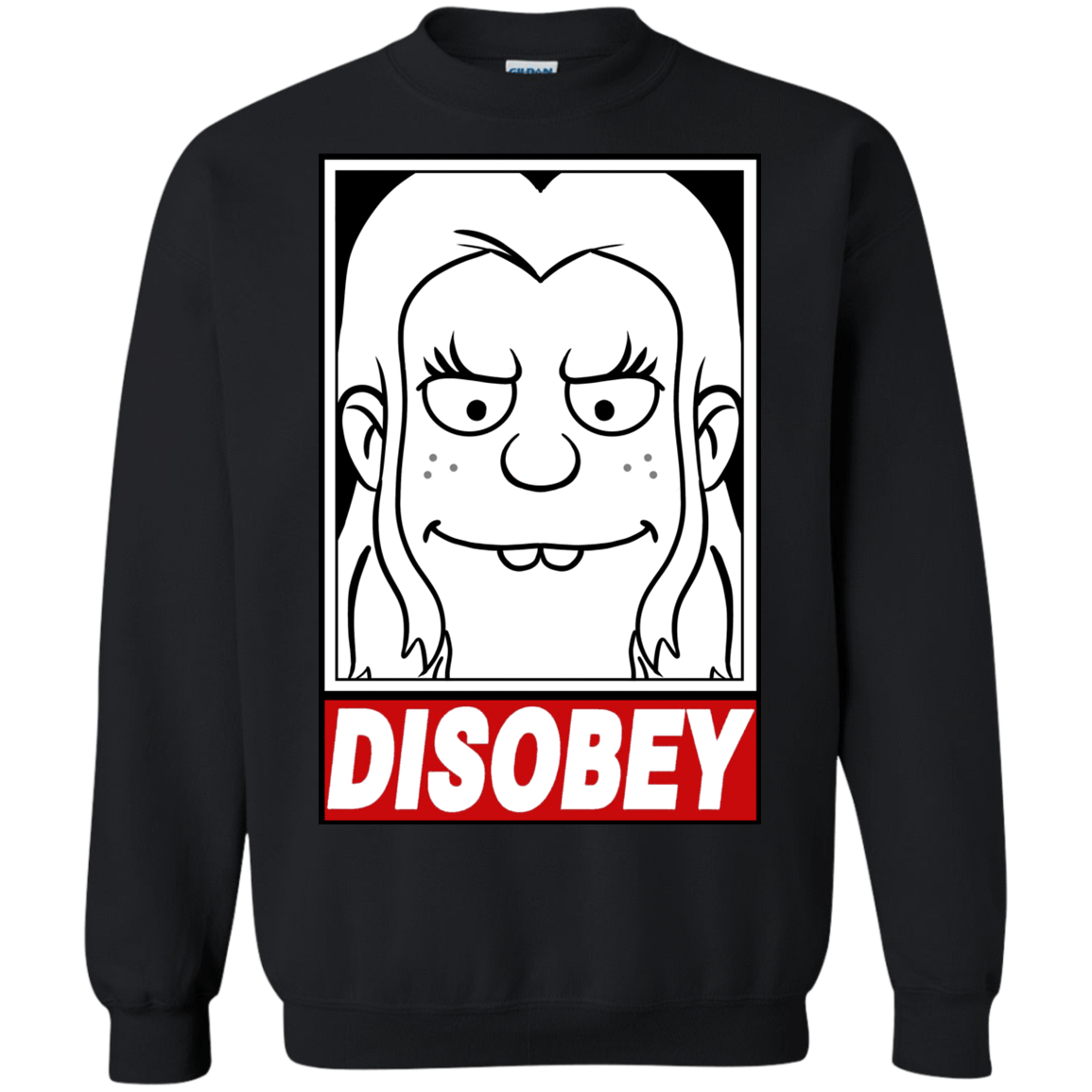 Sweatshirts Black / S Disobey Crewneck Sweatshirt