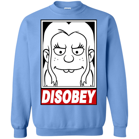 Sweatshirts Carolina Blue / S Disobey Crewneck Sweatshirt