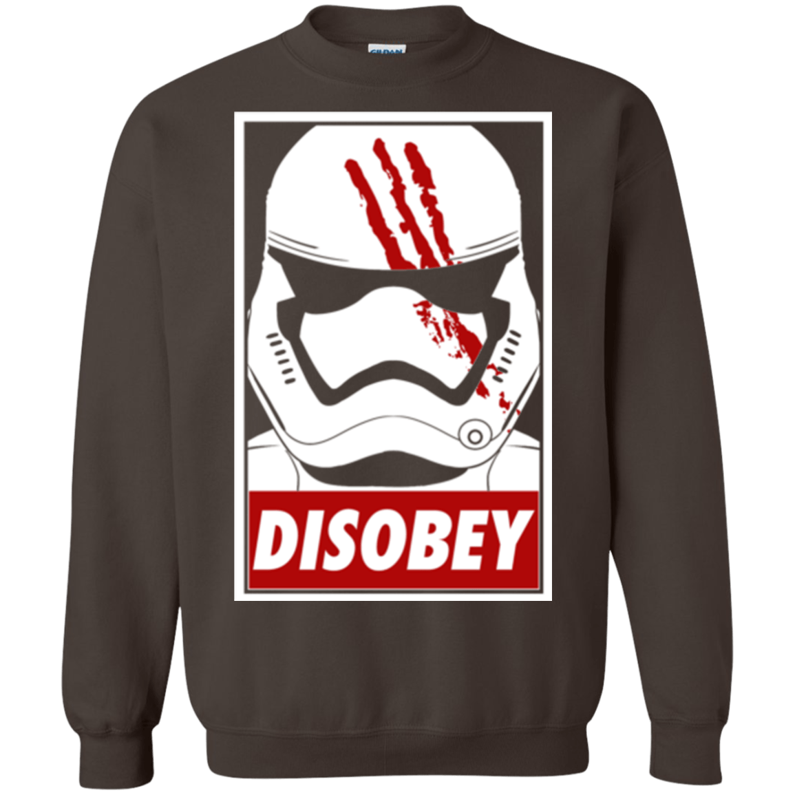 Sweatshirts Dark Chocolate / Small Disobey Crewneck Sweatshirt