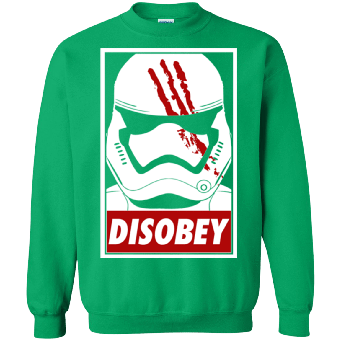 Sweatshirts Irish Green / Small Disobey Crewneck Sweatshirt