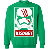 Sweatshirts Irish Green / Small Disobey Crewneck Sweatshirt