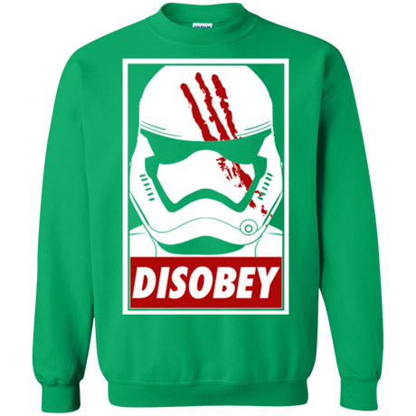 Sweatshirts Irish Green / Small Disobey Crewneck Sweatshirt
