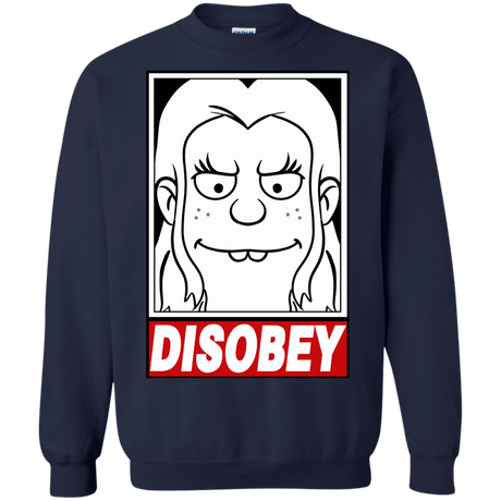 Sweatshirts Navy / S Disobey Crewneck Sweatshirt