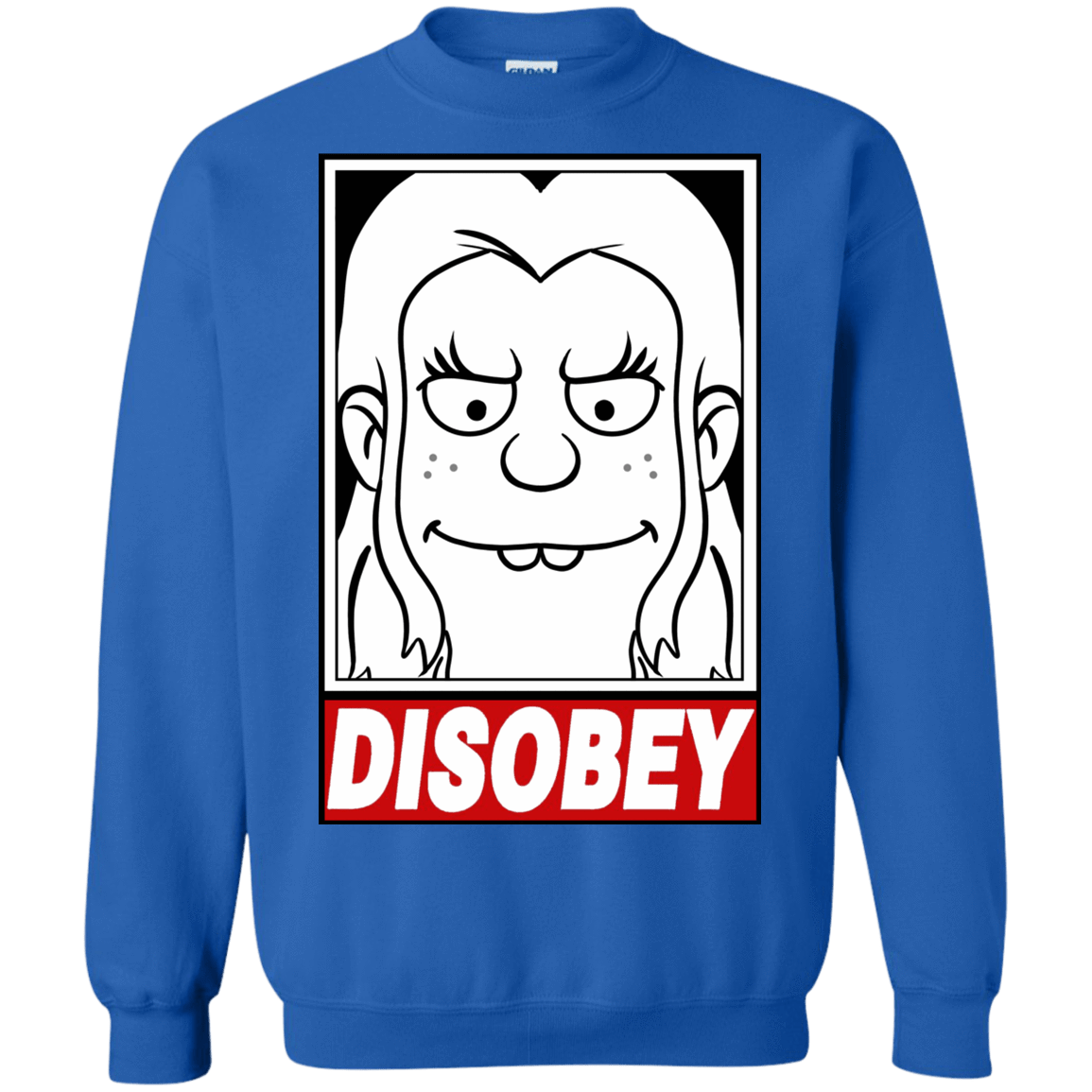 Sweatshirts Royal / S Disobey Crewneck Sweatshirt
