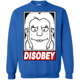 Sweatshirts Royal / S Disobey Crewneck Sweatshirt