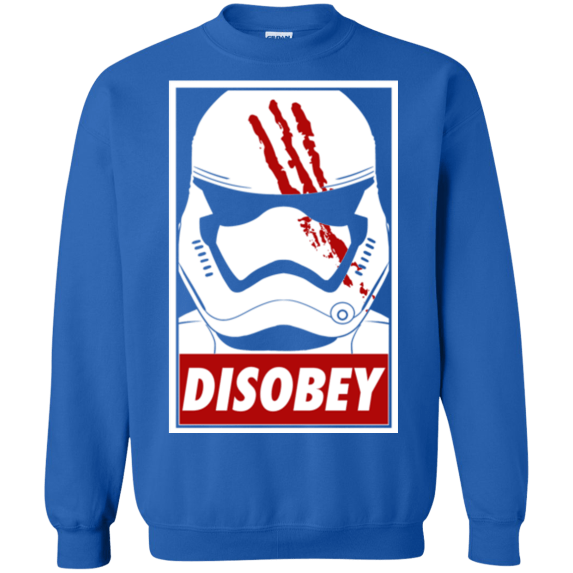 Sweatshirts Royal / Small Disobey Crewneck Sweatshirt