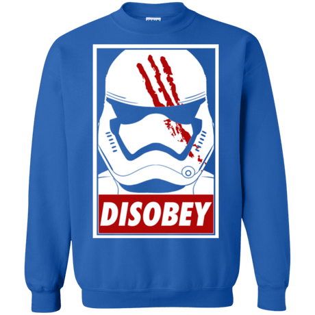 Sweatshirts Royal / Small Disobey Crewneck Sweatshirt