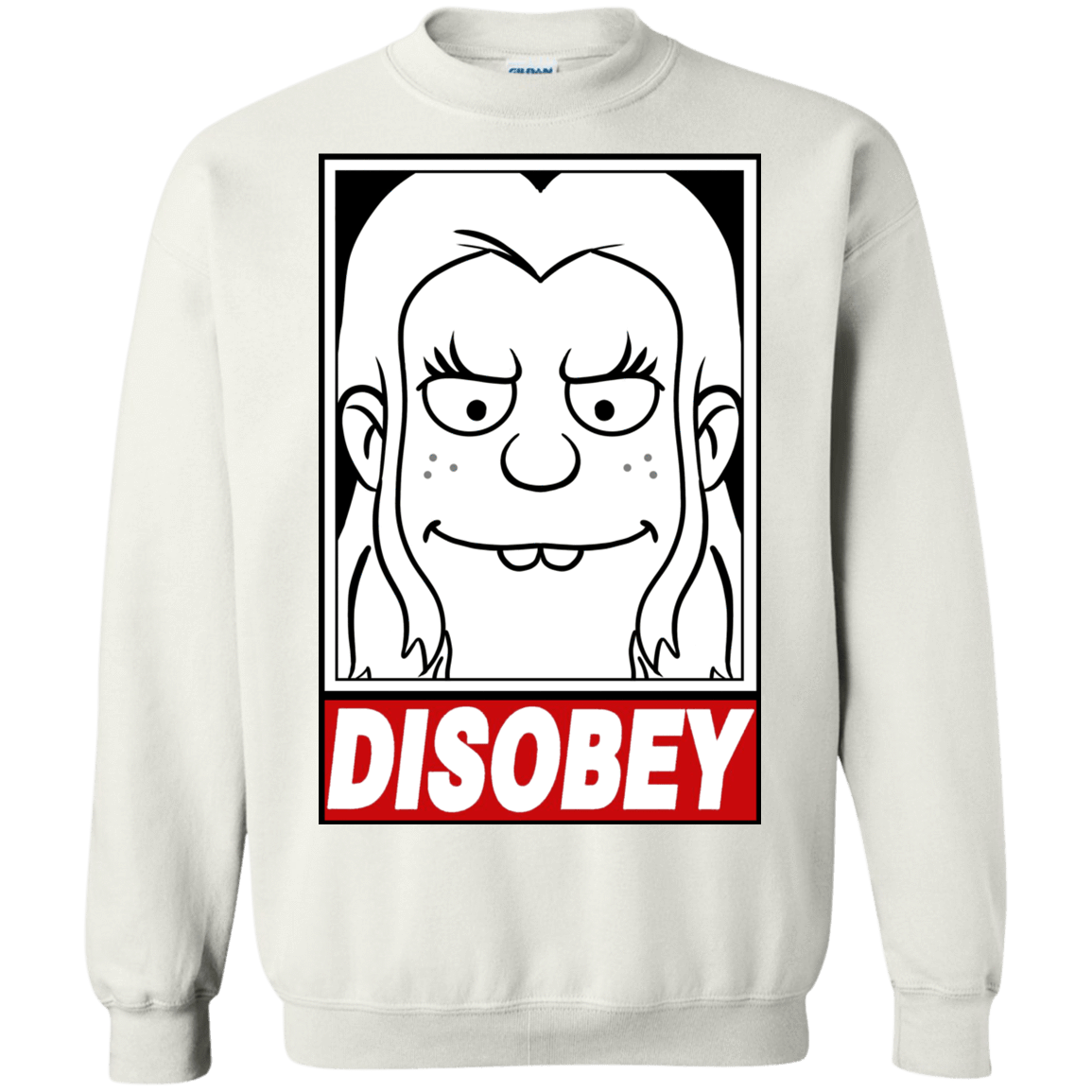 Sweatshirts White / S Disobey Crewneck Sweatshirt