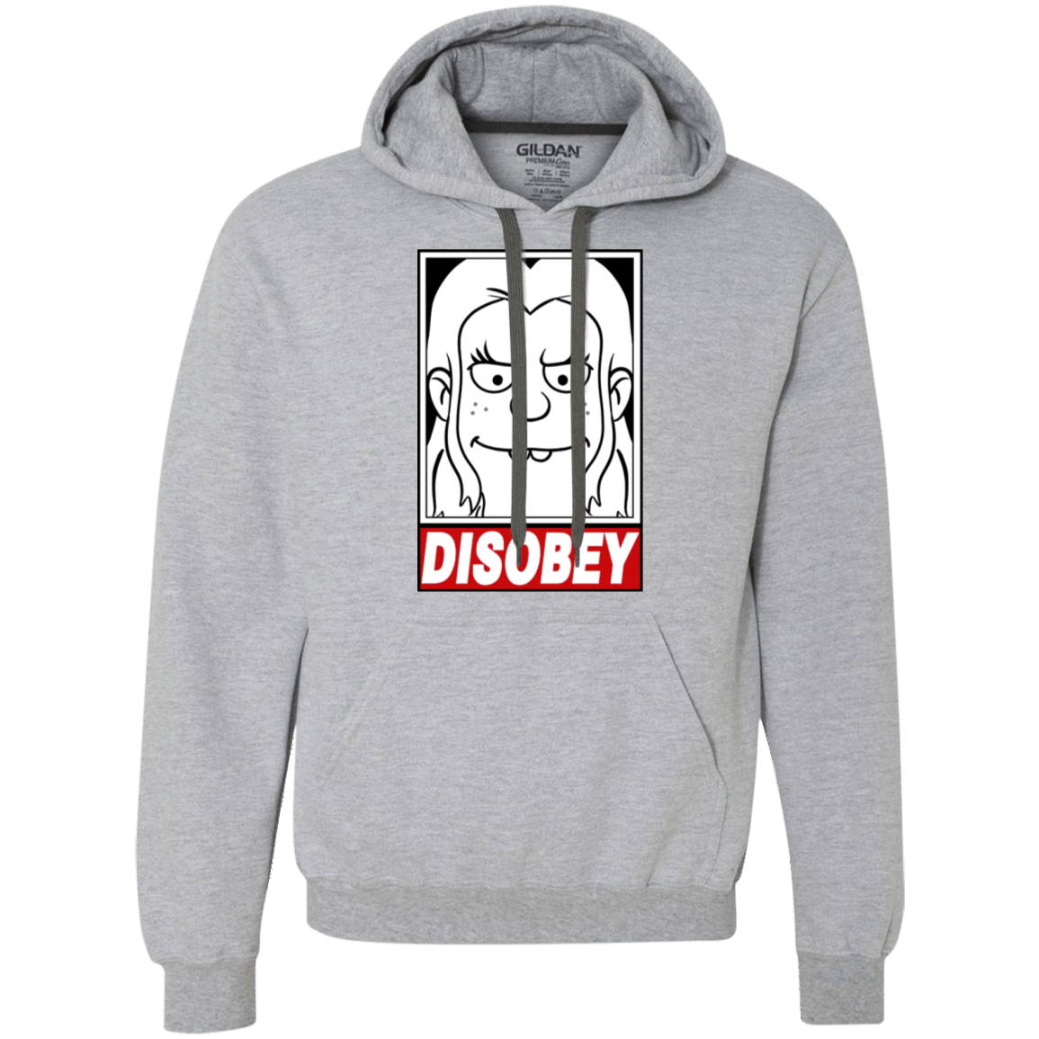 Sweatshirts Sport Grey / L Disobey Premium Fleece Hoodie