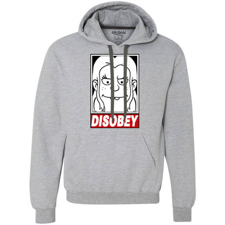 Sweatshirts Sport Grey / L Disobey Premium Fleece Hoodie