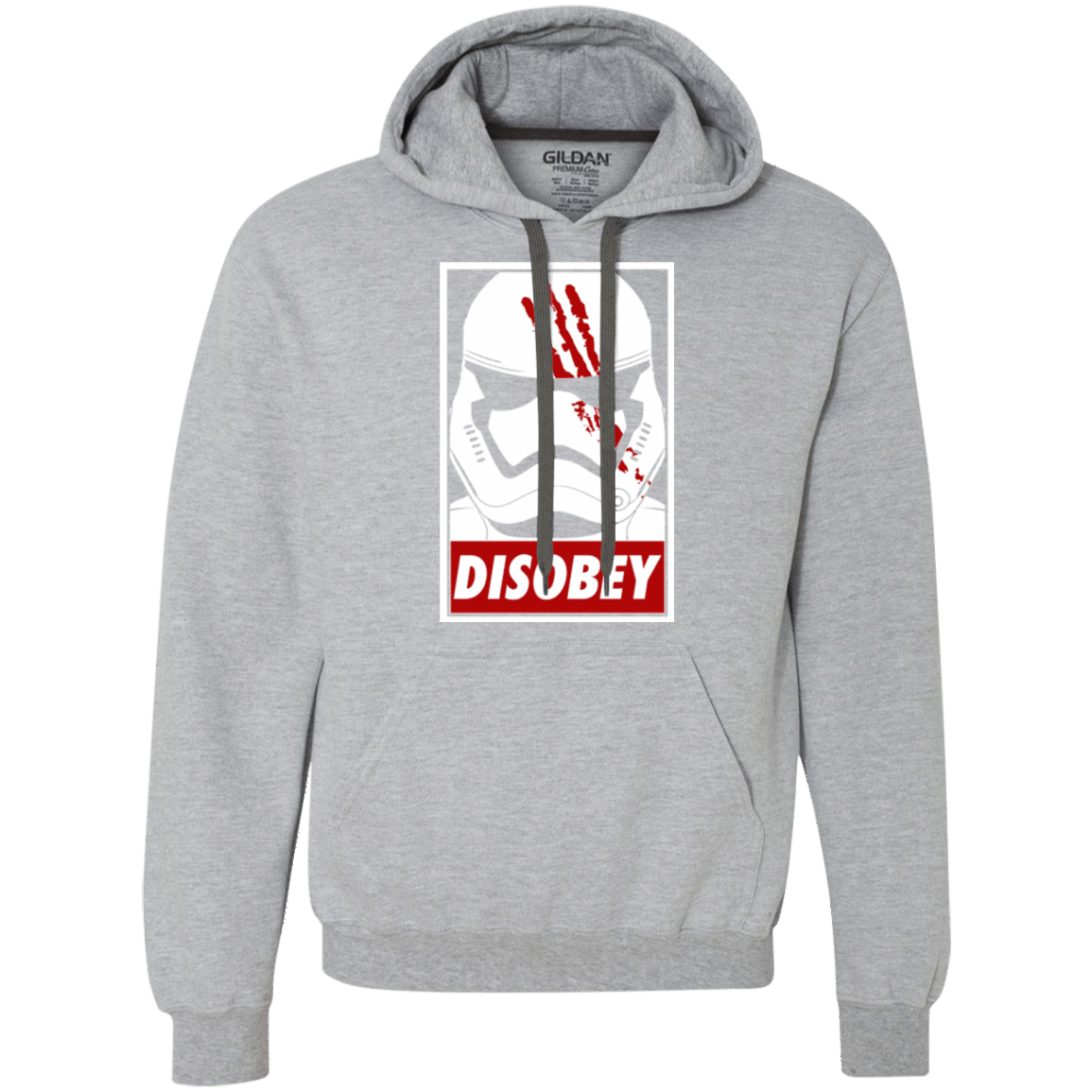 Sweatshirts Sport Grey / Small Disobey Premium Fleece Hoodie