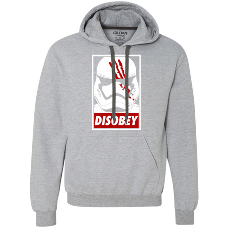 Sweatshirts Sport Grey / Small Disobey Premium Fleece Hoodie