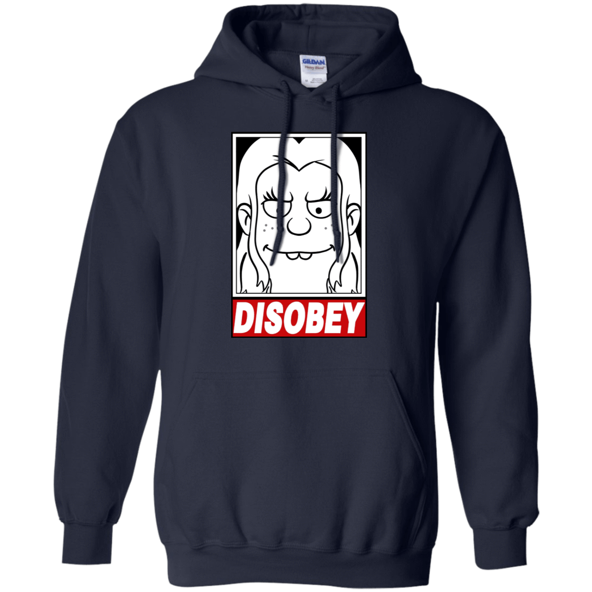 Sweatshirts Navy / S Disobey Pullover Hoodie