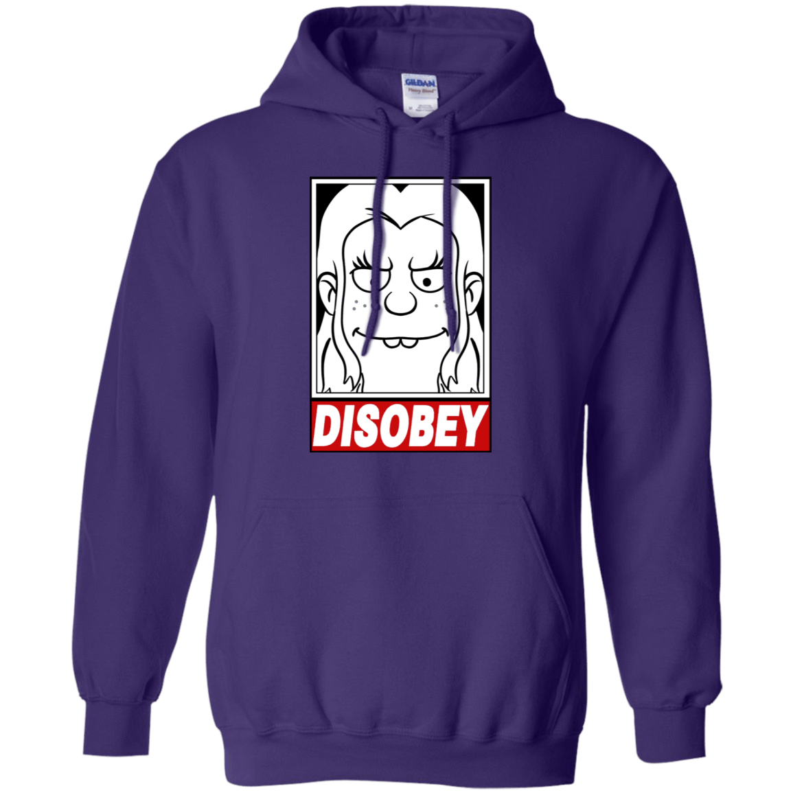 Sweatshirts Purple / S Disobey Pullover Hoodie