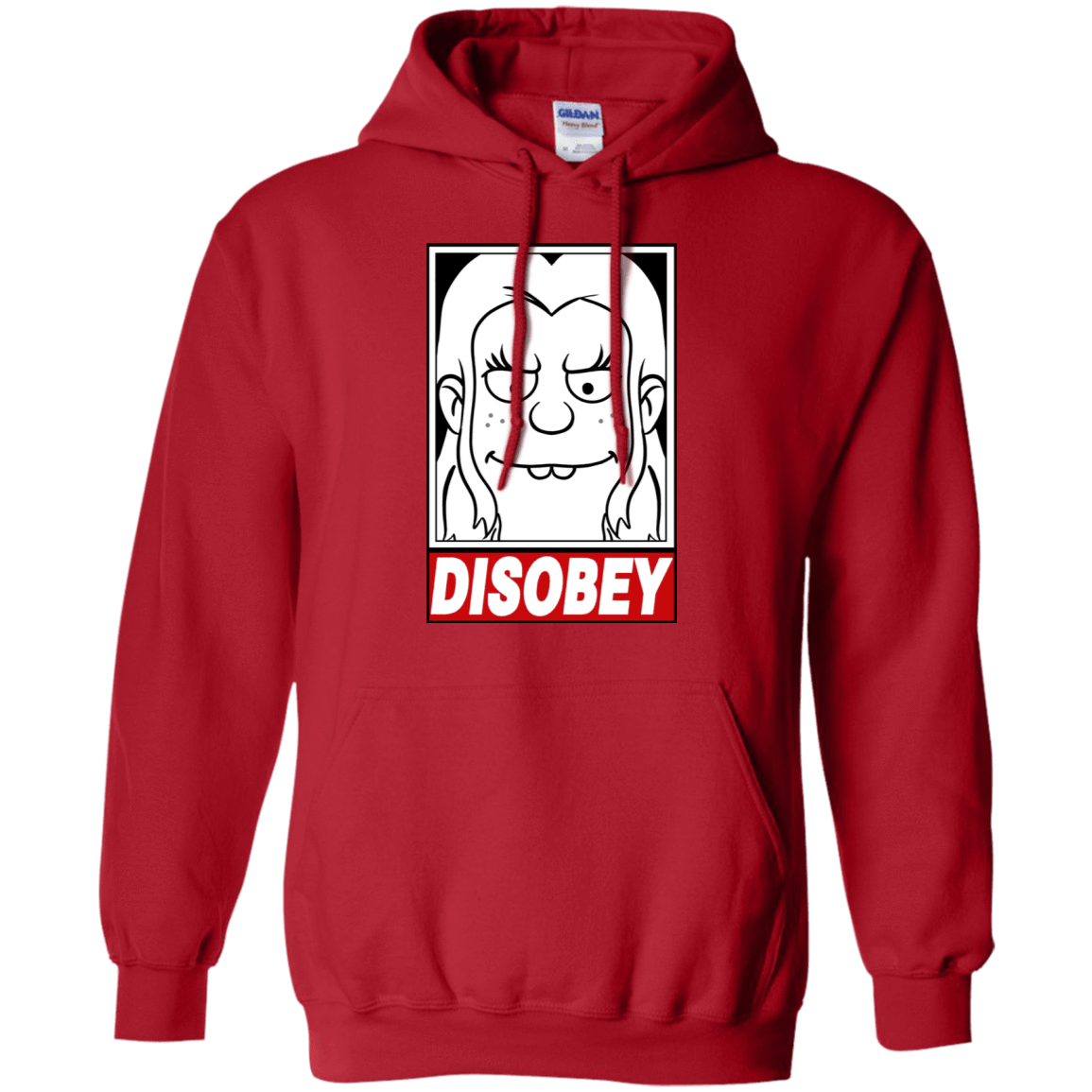 Sweatshirts Red / S Disobey Pullover Hoodie