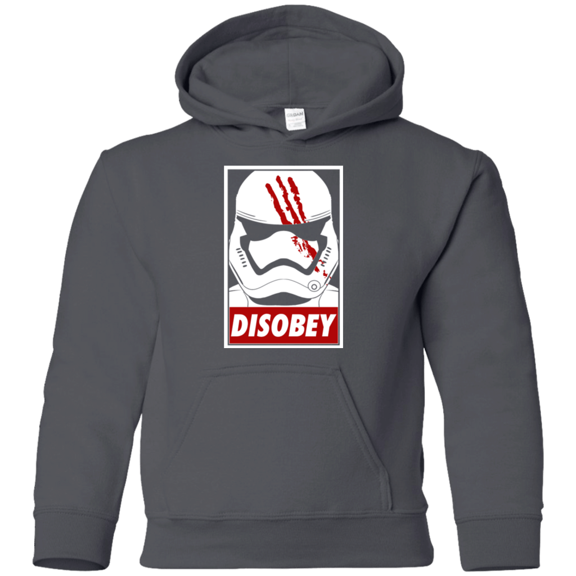 Sweatshirts Charcoal / YS Disobey Youth Hoodie