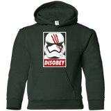 Sweatshirts Forest Green / YS Disobey Youth Hoodie