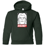 Sweatshirts Forest Green / YS Disobey Youth Hoodie