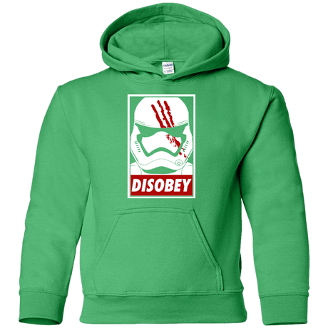 Sweatshirts Irish Green / YS Disobey Youth Hoodie