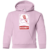 Sweatshirts Light Pink / YS Disobey Youth Hoodie
