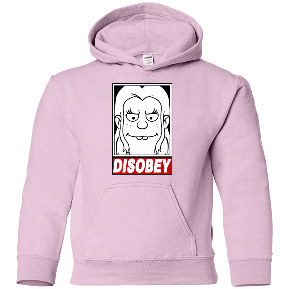 Sweatshirts Light Pink / YS Disobey Youth Hoodie