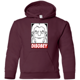 Sweatshirts Maroon / YS Disobey Youth Hoodie