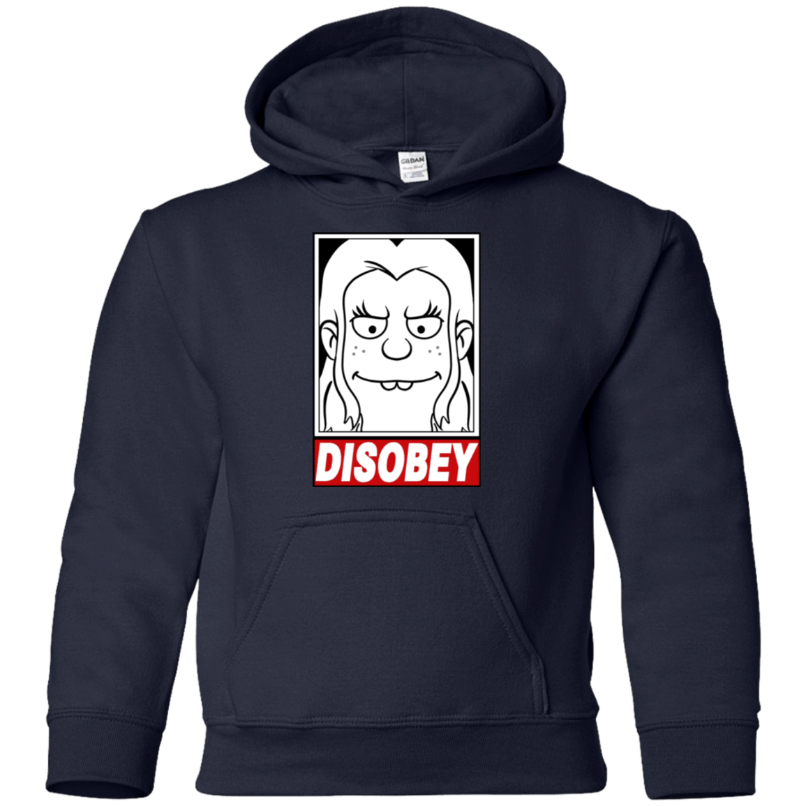 Sweatshirts Navy / YS Disobey Youth Hoodie