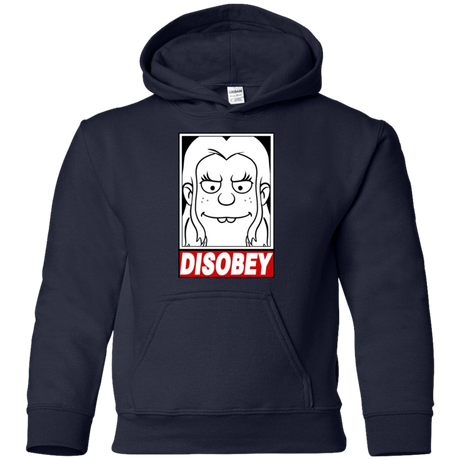Sweatshirts Navy / YS Disobey Youth Hoodie