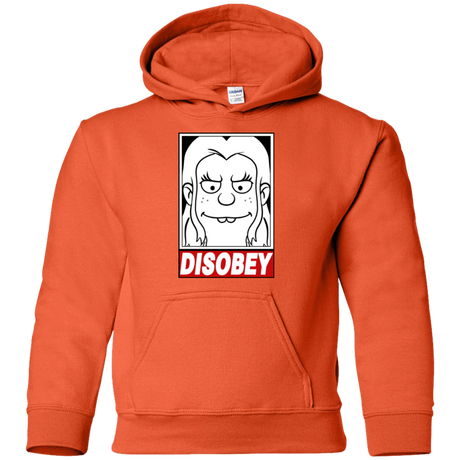 Sweatshirts Orange / YS Disobey Youth Hoodie