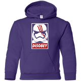 Sweatshirts Purple / YS Disobey Youth Hoodie