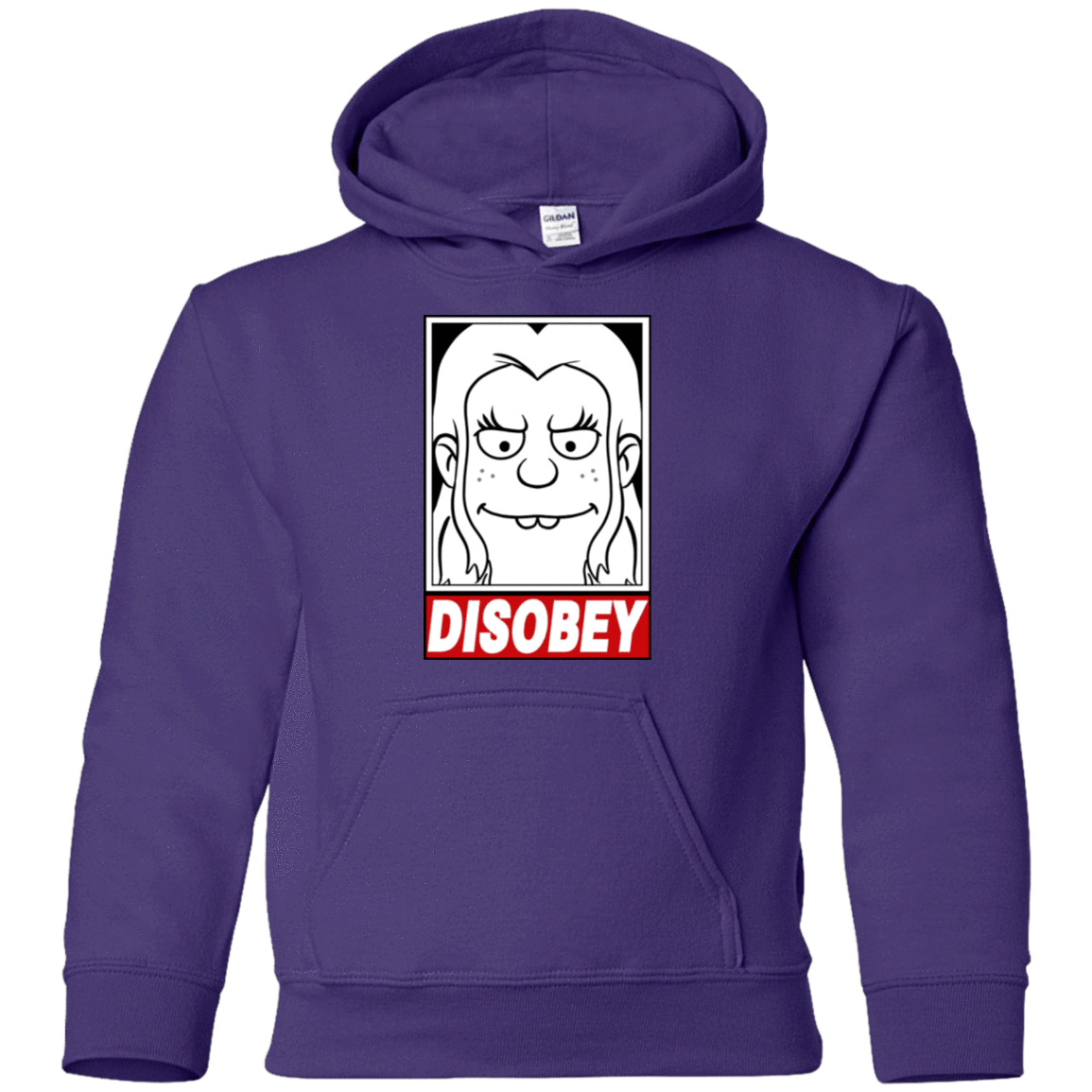 Sweatshirts Purple / YS Disobey Youth Hoodie